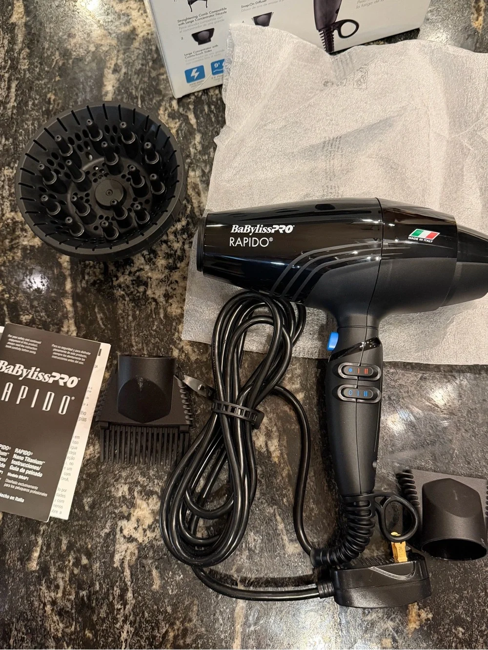 Babyliss Pro nano titanium Rapido! Brand new